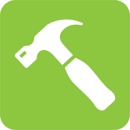 General Construction & Remodeling Icon of a Hammer